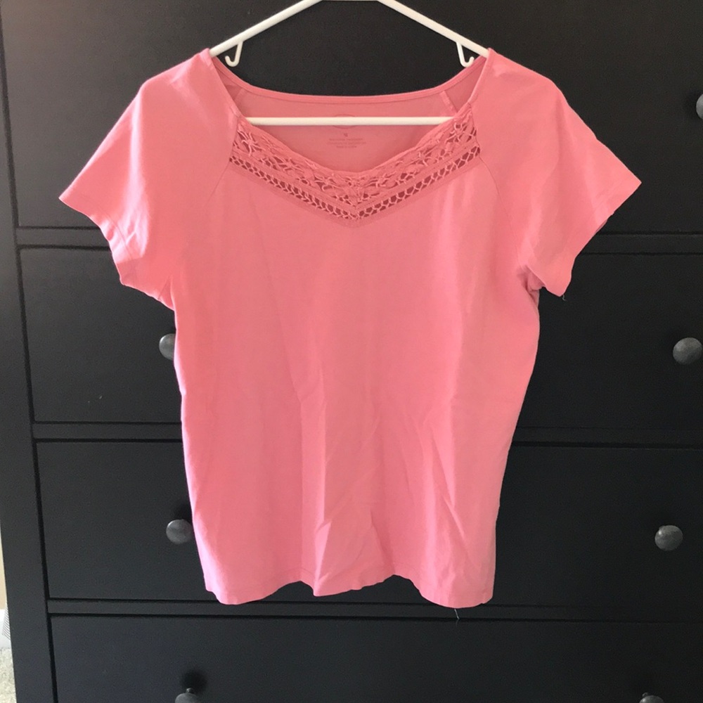 Talbots short sleeve T-shirt w detail